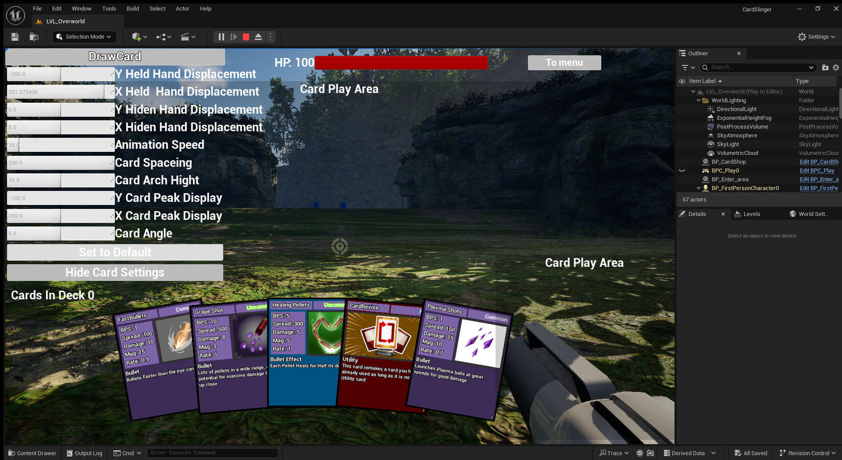 Basic showcase photo in the editor